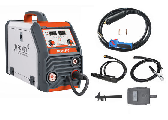 Gas Shield Synergic Co2 Mig Welder Minimum Post Welding Process نمایشگر دوتایی