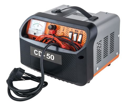 30A 40A 50A شارژر باتری ماشین قابل حمل 12 ولت 24 ولت با قطع کننده دستی